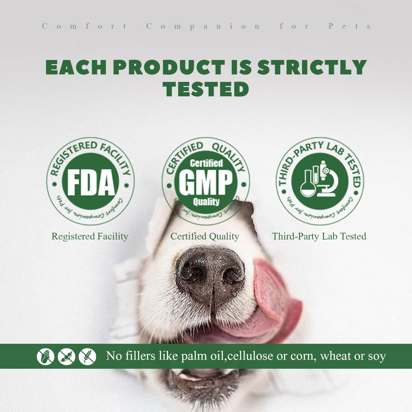 Dog Teeth Cleaning Chews, Dog Dental Chews for Plaque & Tartar Control with Natural Enzymes, Dental Care for Dogs with Probiotic, Fresh Breath for Small Medium Large Dogs - image 7