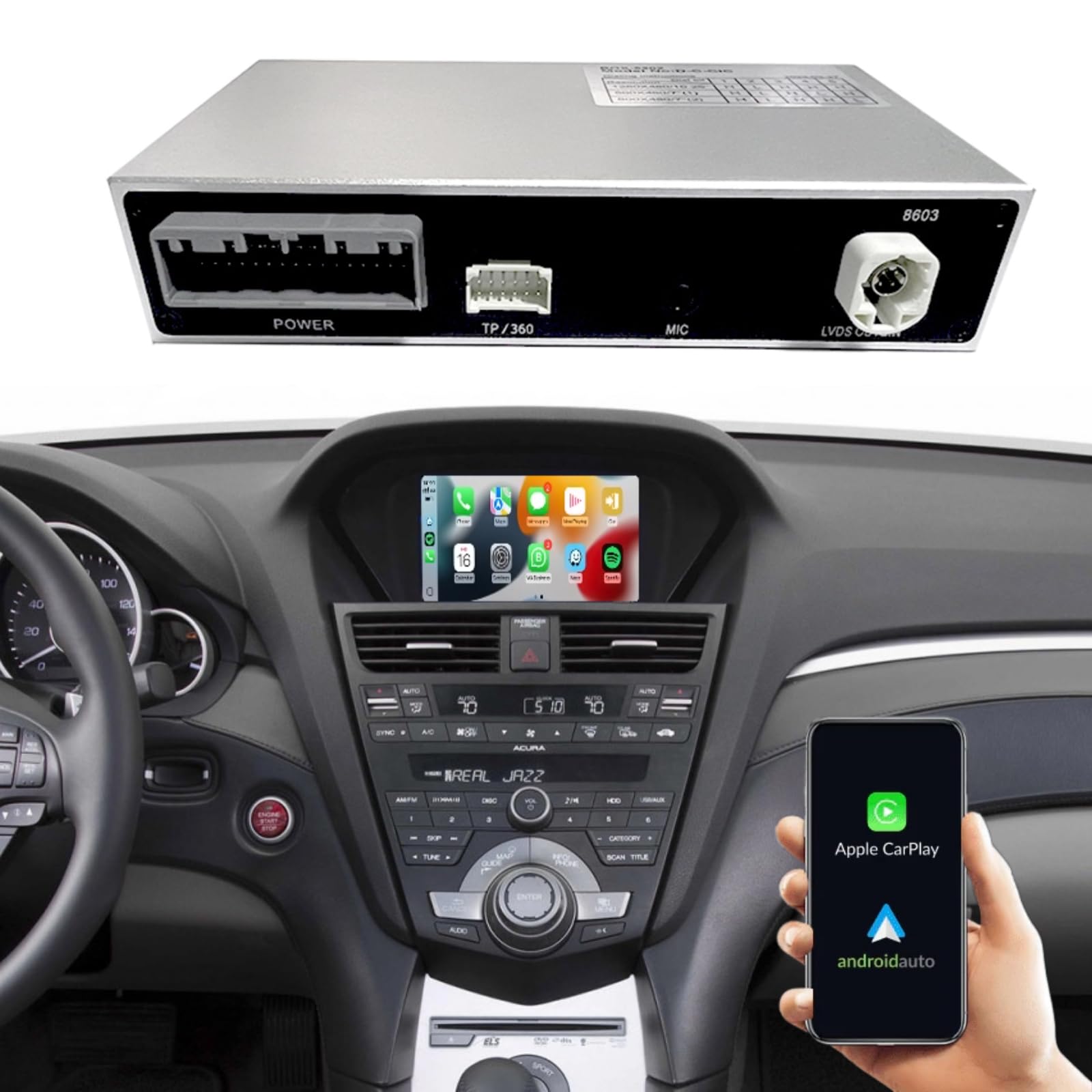 Amazon.com: Wireless CarPlay Upgrade Module for Acura ZDX Upgraded