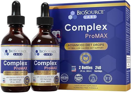 Complex ProMAX Premium - Gotas dietéticas de 2 onzas (paquete de 2 botellas) - Suministro para 60 días