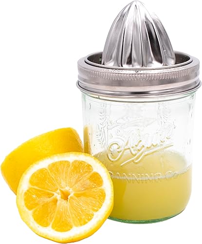 Miniatura 7 de Tapa de exprimidor de acero inoxidable para tarros Mason - Boca ancha