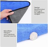 URAQT Microfibre Cleaning Cloths, 12 Pack Car Cleaning Cloths, Two-layer Thickened Microfibre Towels, Lint Free Super Absorbent Cleaning Towel for Household and Car Washing, Drying, Detailing, 40x30cm - 3