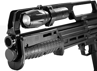 Trinity 1000 lumen flashlight for kel tec ks7 pump optics picatinny weaver 12ga pump home defense tactical optics accessory single rail.