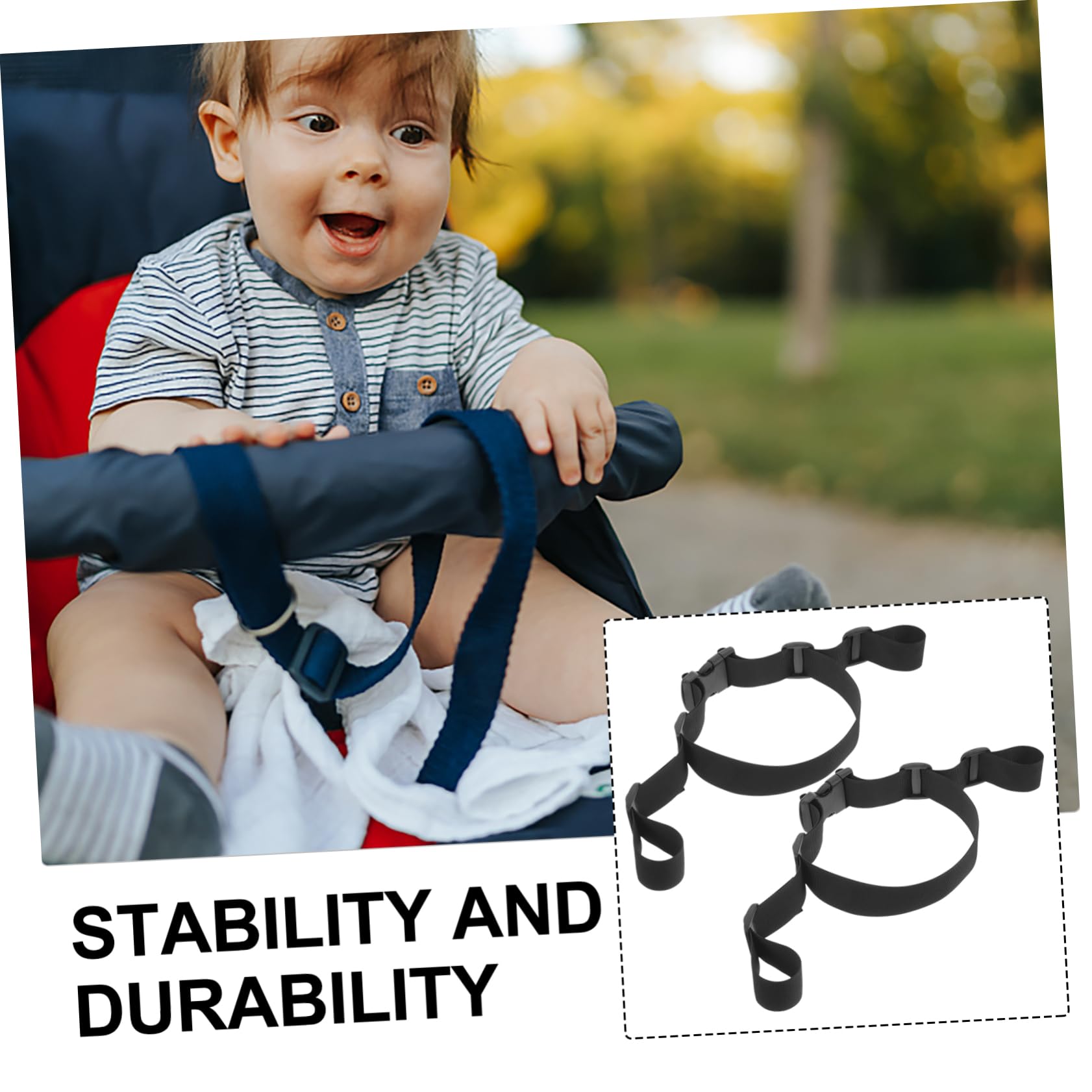 VICASKY 2 Pièces Sangles De Siège Bébé Sangle Ceinture Pour Bébé Poussette Remplacement Sangle De Chaise Pour Enfant Harnais De Sécurité Pour Tout-Petits Sangles De Chaise Haute Ceinture