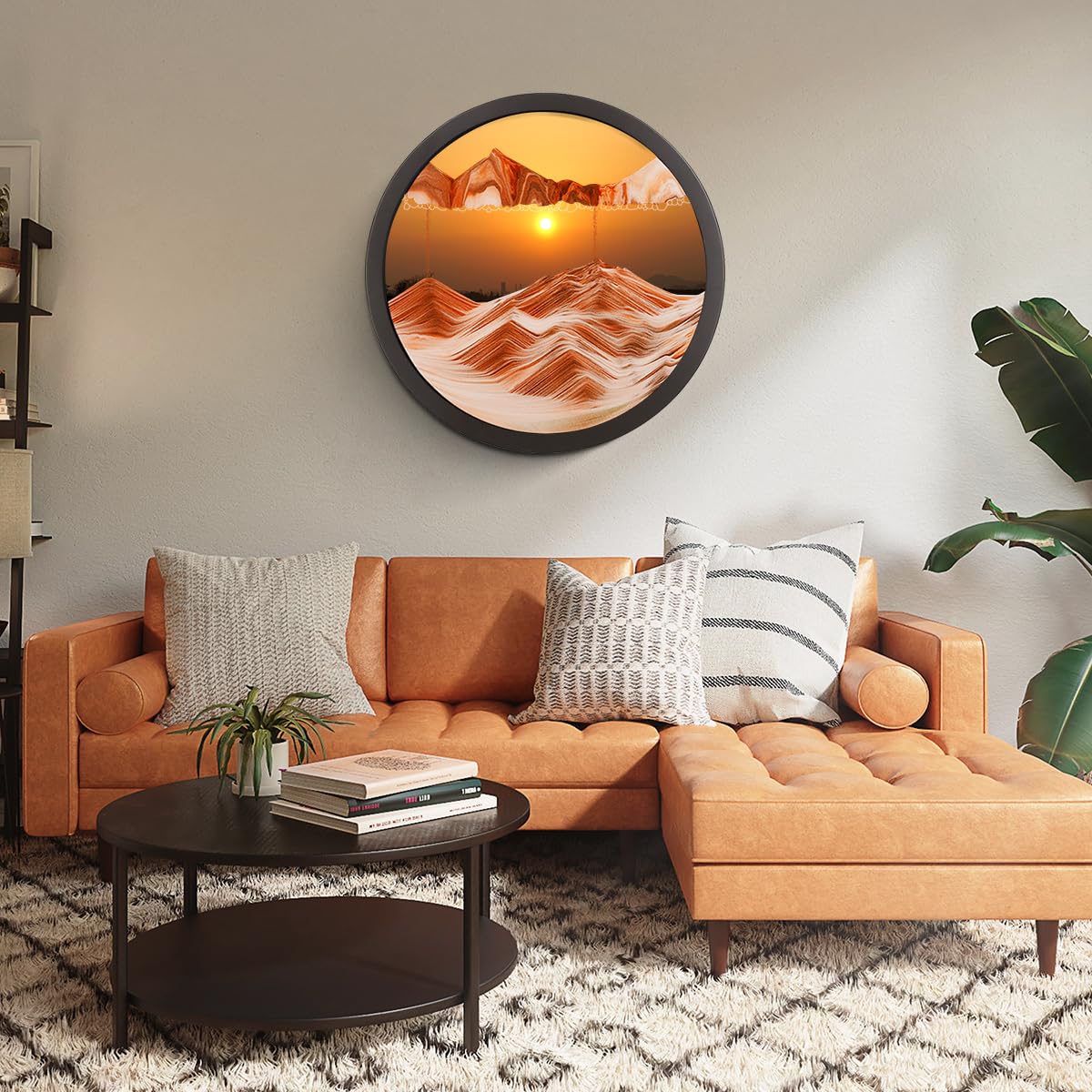 Omaiyoupin Moving Sand Art, 3D Sand Art Pictures Deep Sea Sandscape