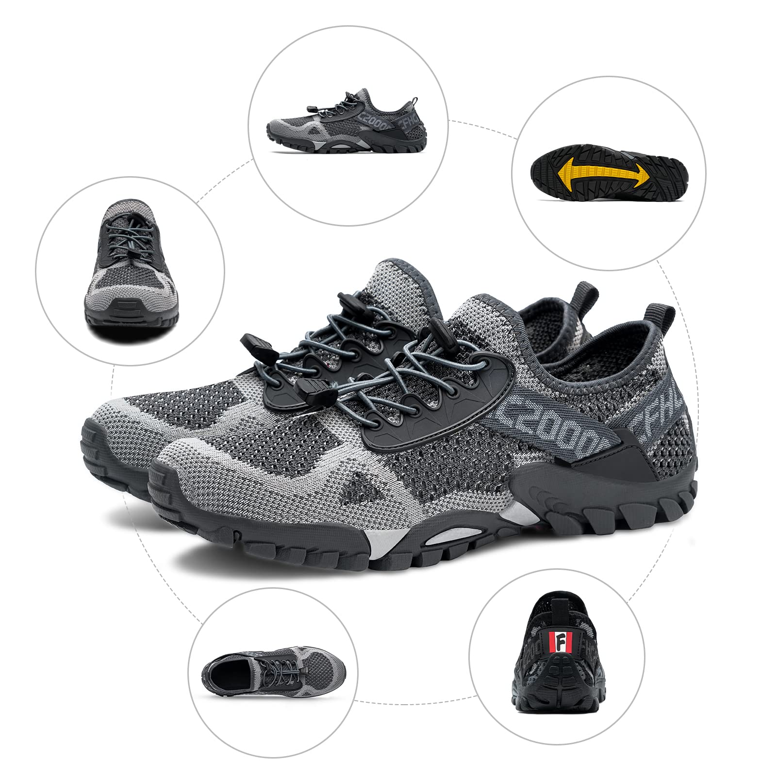 Sobaso Buty do wody dla kobiet i mężczyzn, szybkoschnące buty do pływania, plaży, sportów wodnych, nurkowania, wędrówek, żeglowania i podróży