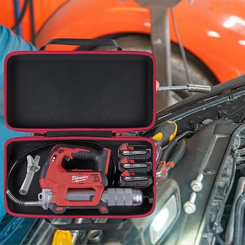 Miniatura 6 de Khanka Repuesto de funda rígida para pistola de engrase Milwaukee 2646-20 M18/2646-21ct M18-Spd, solo funda.