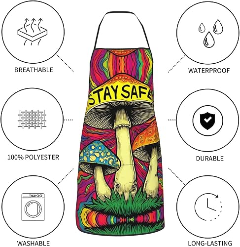 Miniatura 6 de Delantal ajustable para cocinar, hornear