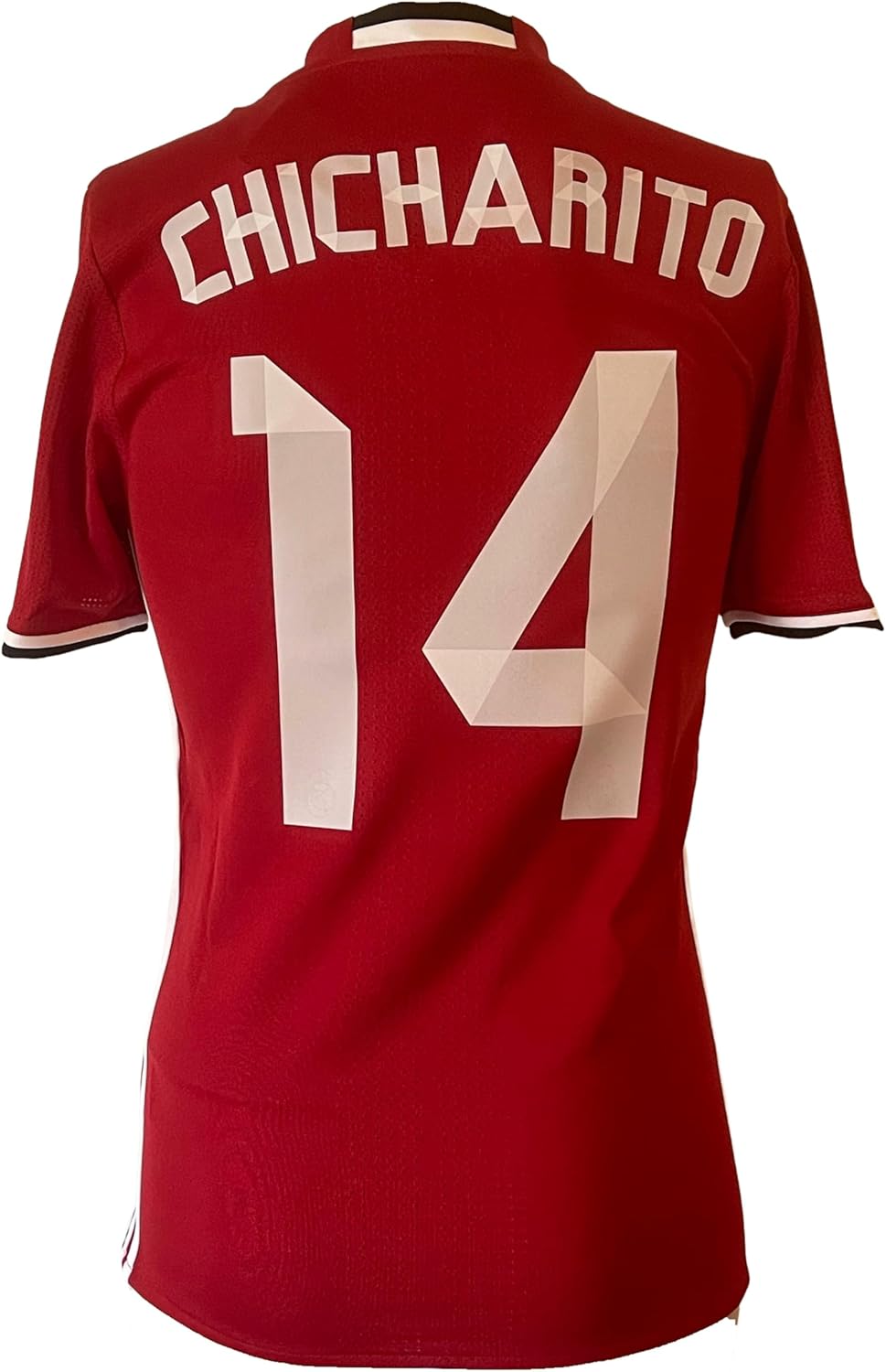 Madrid CHICHARITO Soccer Football Club Team Red Mens Size Small 2014 Jersey