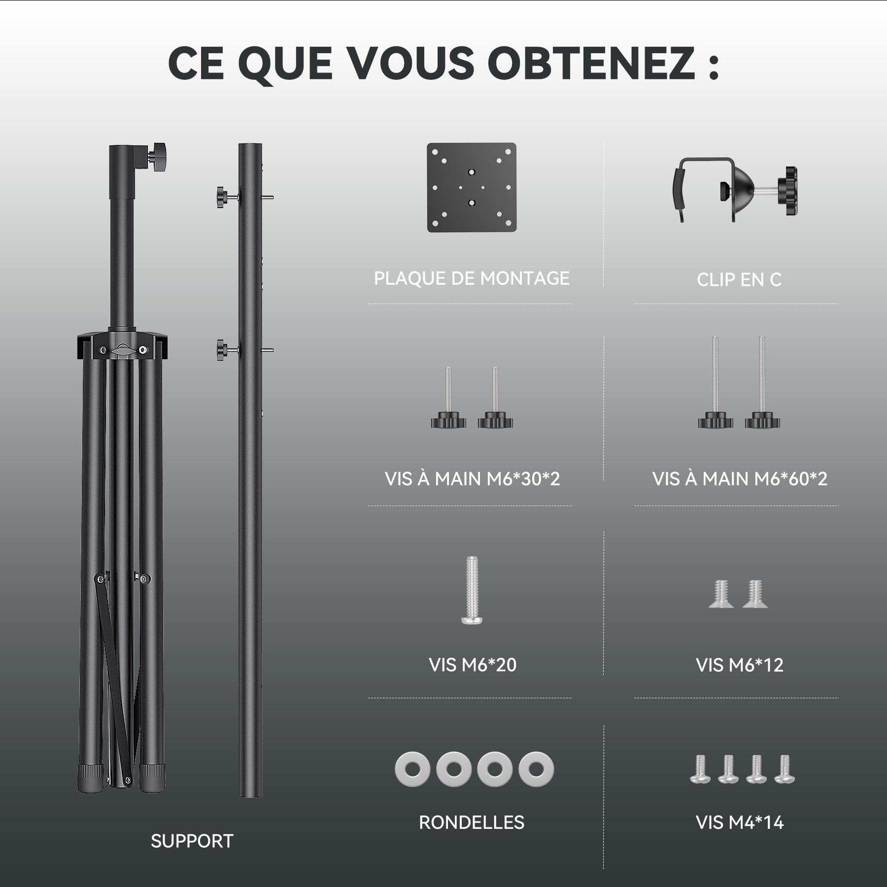 SOLLA Support Trépied Portable pour Cible de Fléchettes - Convient pour Cibles en Sisal et Électroniques (Cible Non Incluse)