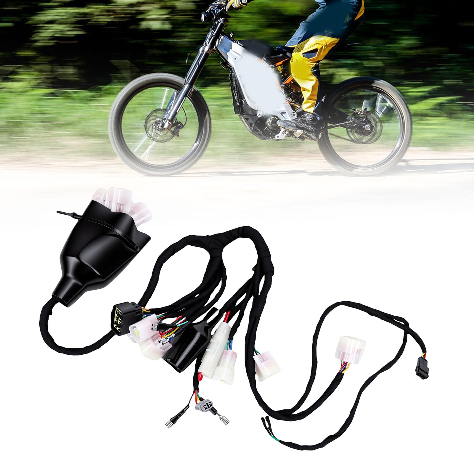 Goshyda Faisceau de Câblage Principal Complet pour Vélo électrique, pour
