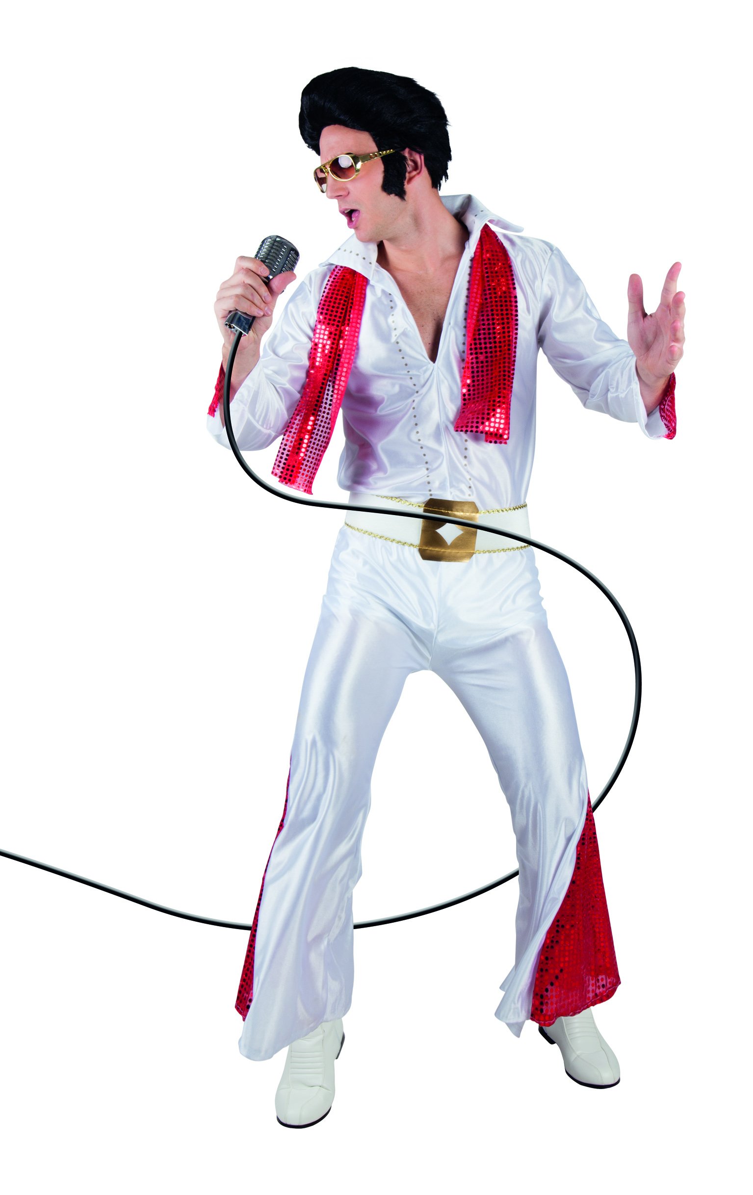 Parrucca Rock 'n' Roll Deluxe Per Adulti - Bionda, Modello Boland 86179, Per Carnevale E Feste A Tema