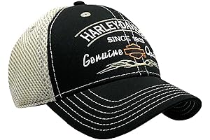 Harley Davidson Men's Tribal Snapback Black Cap