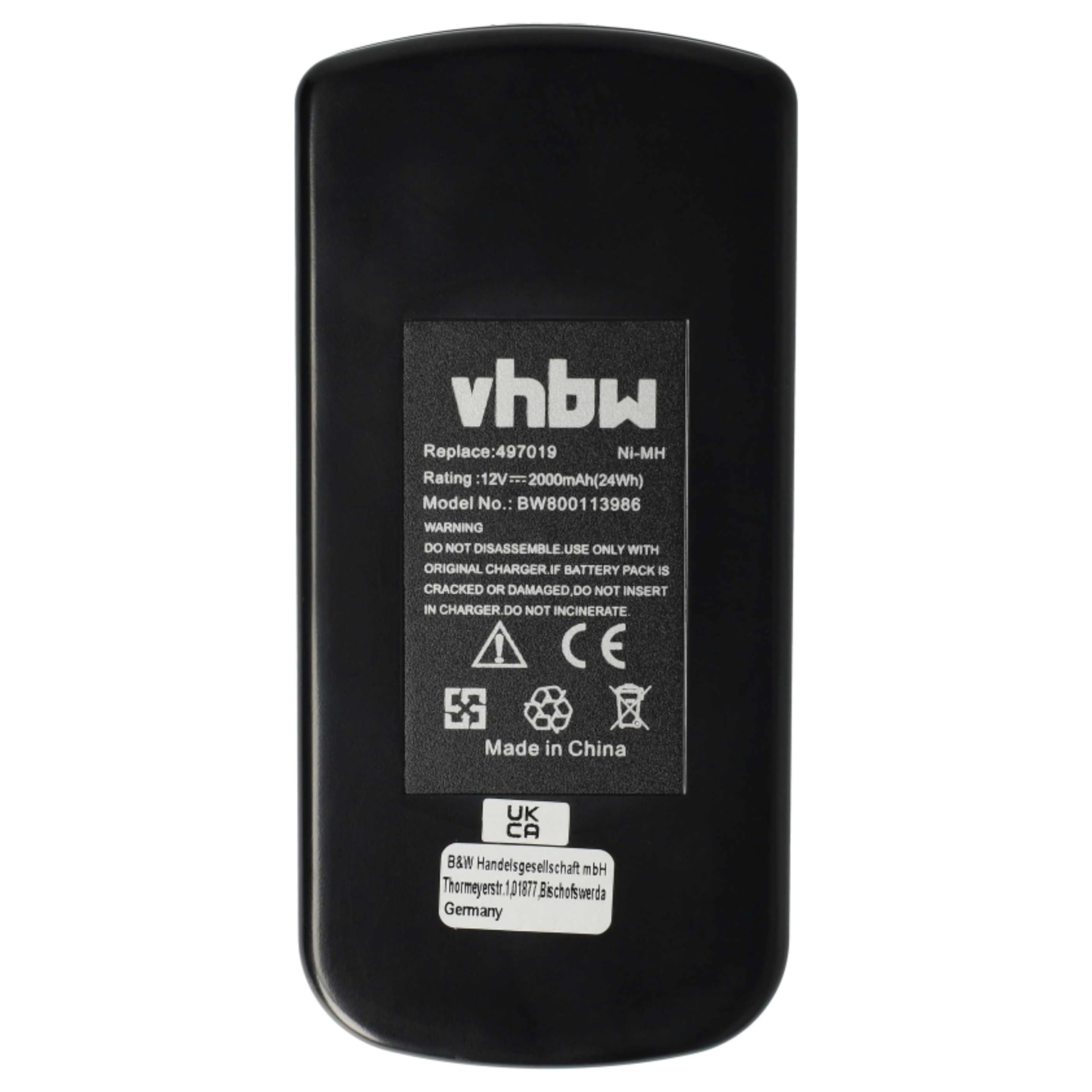 vhbw 3X Batterie Remplacement pour Festo Festool 398338