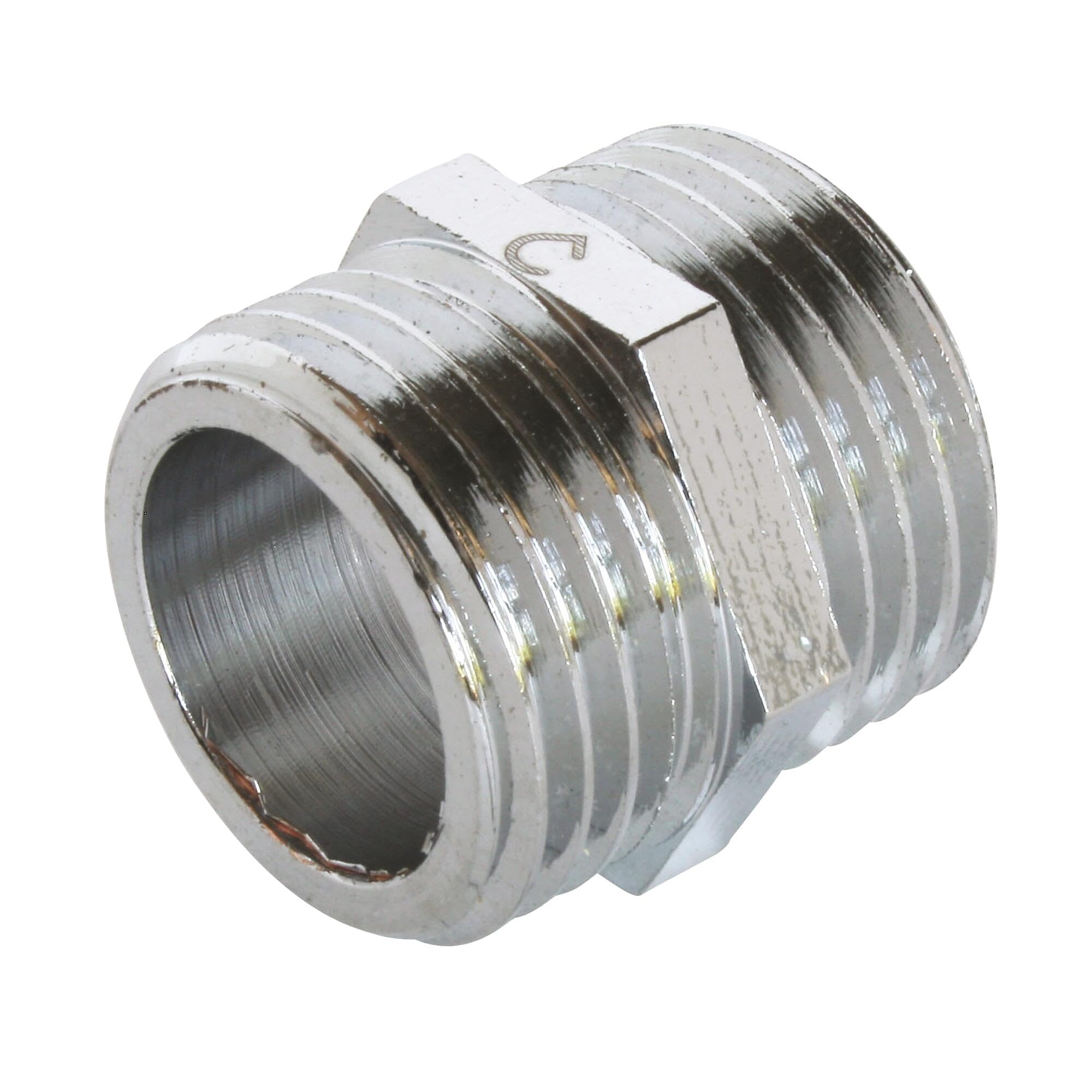 Somatherm // 98-15 Brass Nipple Double Male 15/21, Grey - View #5