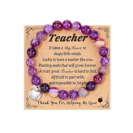 HGDEER Teacher Gifts, Teacher Christmas Gifts for Women, Gifts for Teachers Appreciation Gifts Funny Christmas Stocking Stuffers for Women Adults Teacher Valentines Day Gift