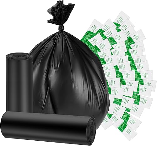 Paquete de 40 bolsas de inodoro portátiles, bolsa de inodoro de 12 galones con poder ecológico súper absorbente, bolsas de gel de emergencia para