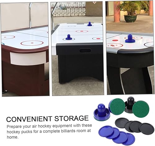 Miniatura 3 de 2 juegos de discos y palas de hockey de aire, asas de portería, remos accesorios de repuesto, empujadores de hockey de aire, paletas para juego de
