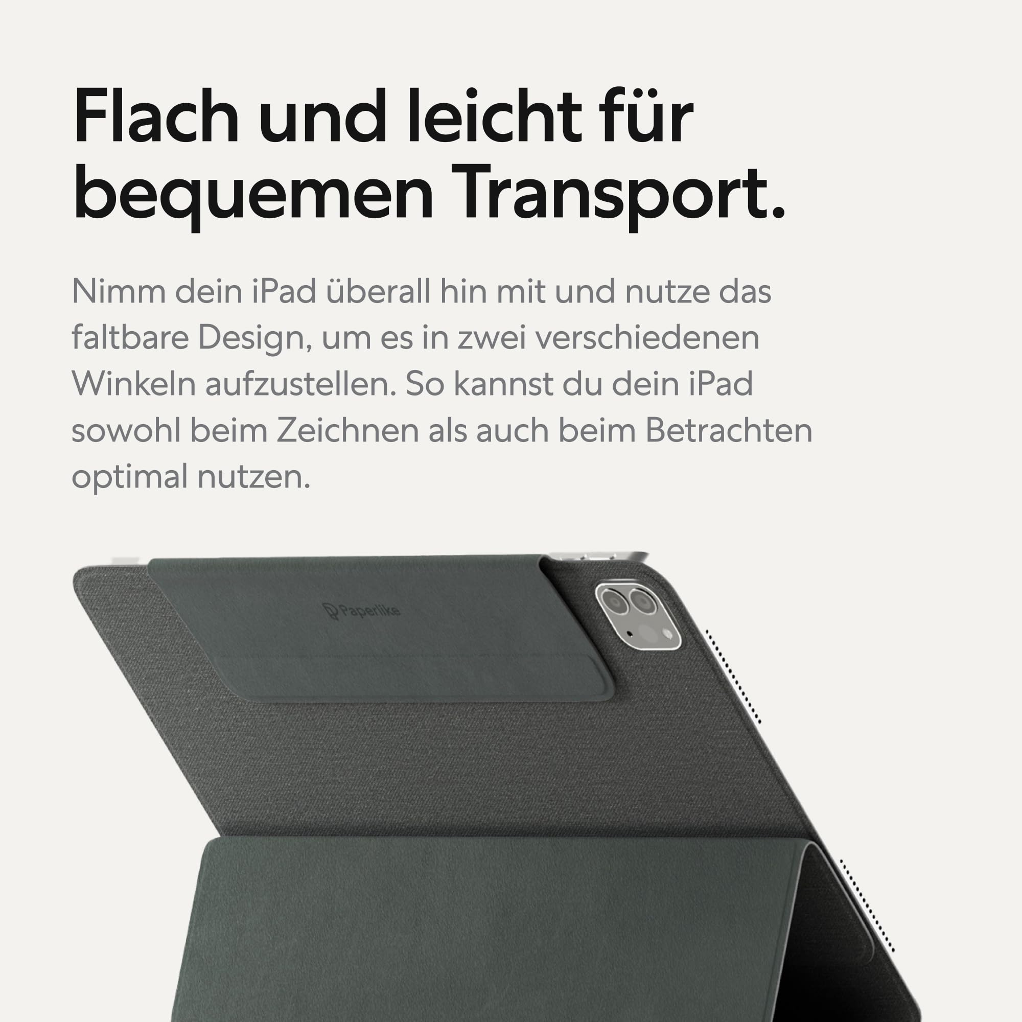 VibrantFruitique IPad Hülle Mit Schleife – Für IPad Air 13 Zoll (M2) 2024 & IPad Pro 12.9 Zoll, Transparent, Mit Stifthalter