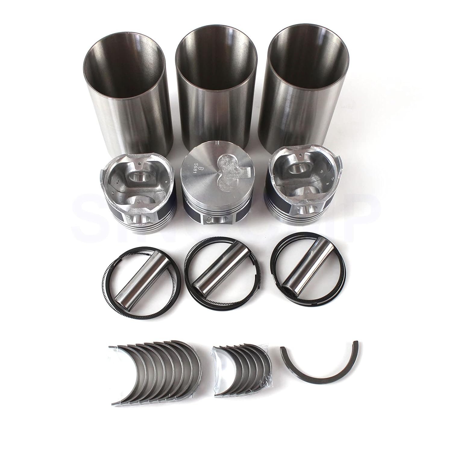 SINOCMP 3KC1 980CC Engine Rebuild Kit for Nissan Isuzu Engine Mini-Excavator Skid Steer Loader Excavator Parts