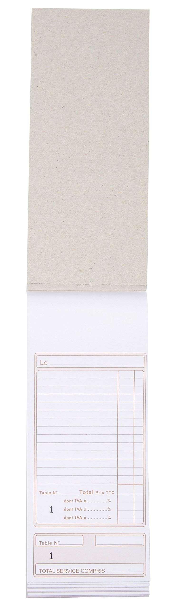 Exacompta 10 Blocs Addition Facturation Autocopiant Duplis 9,1 x 22,5 cm