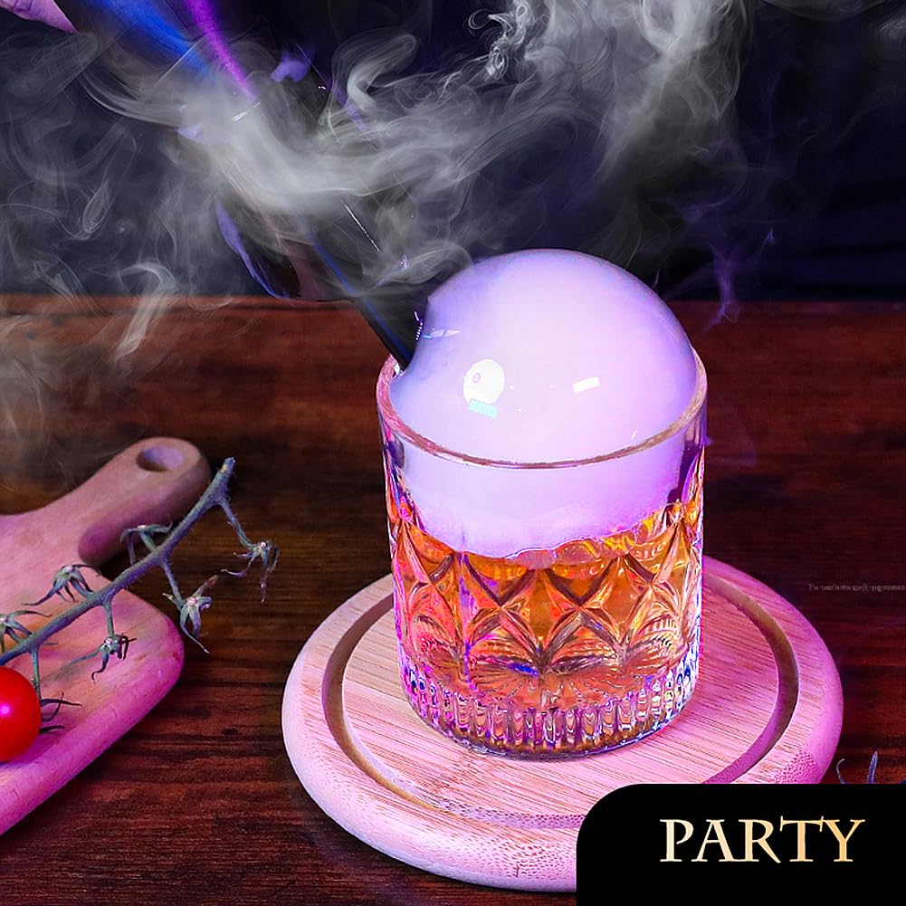 Elektrisches Drink Smoker Kit, Cocktail Smoker Infuser Set mit 4 Flavors, Geschenke für Whiskey, Bourbon, für Vater, Ehemann und Cocktail-Liebhaber