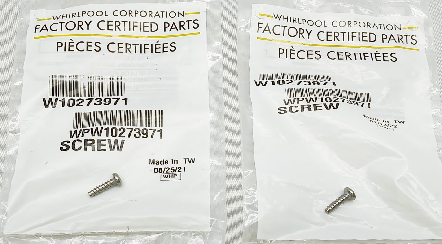 Amazon.com: W10273971 Washer Lid Latch Strike Screw - New - Set of 