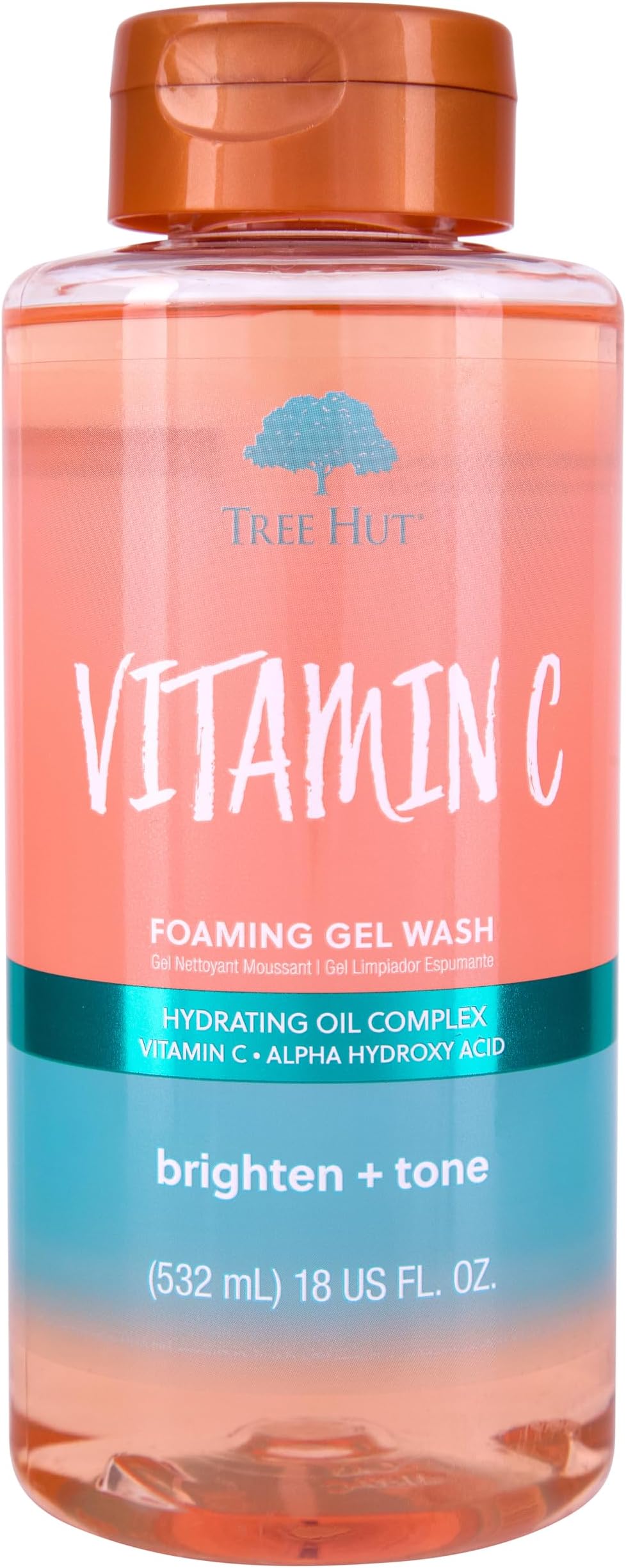 Vitamin C Wash, Gently Cleanses and Leaves Skin Looking Fresh and Radiant, Body Wash, 18 Fl Oz