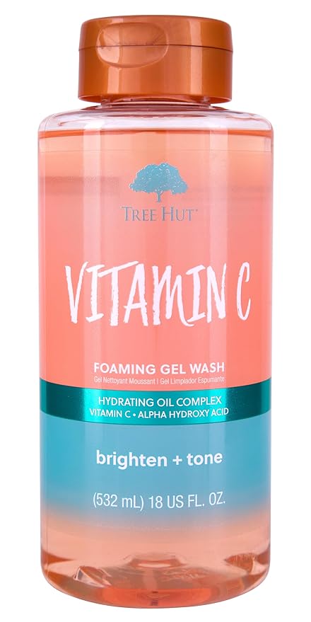Tree Hut Vitamin C Nourishing &amp; Moisturizing Foaming Gel Wash, 18 oz.
