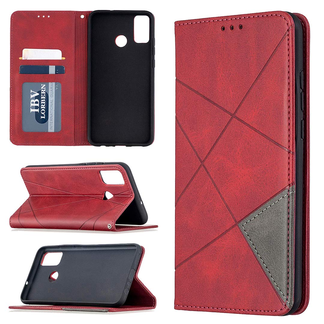 Haninsuze Cover per Honor 9 Lite Custodia Cover Pelle Libro Portafoglio con Porta Carte Magnetica Protezione Antiurto Cuoio Flip Case Custodia Cover per Honor 9 Lite, Torre
