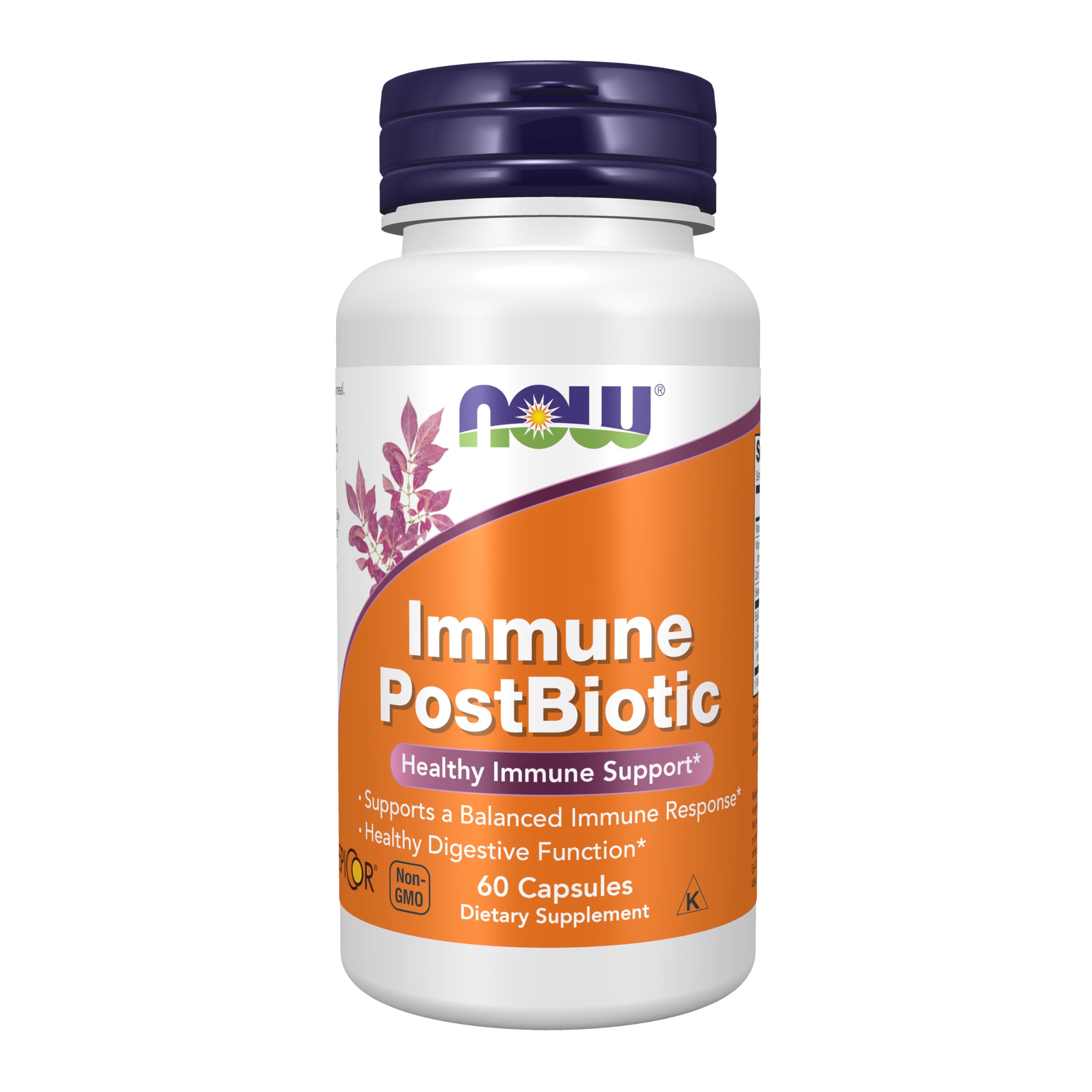 NOW Foods Supplements, EpiCor® Plus Immunity with Vitamin C, Healthy Immune Support*, 60 Veg Capsules