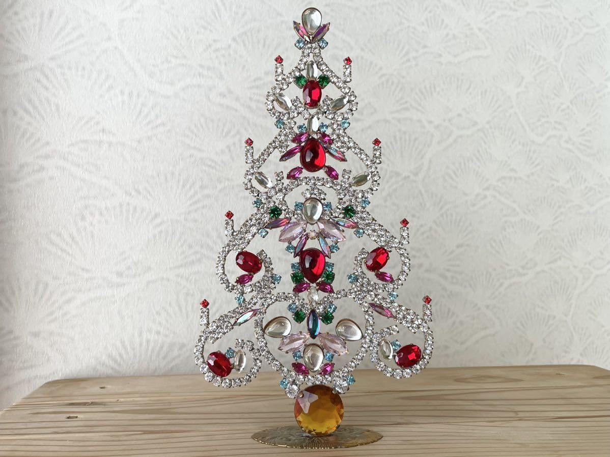 ビンテージ/チェコガラス/イースターエッグ/TABOO刻印/チェコツリー ビンテージ/チェコガラス/イースターエッグ/TABOO刻印/チェコ