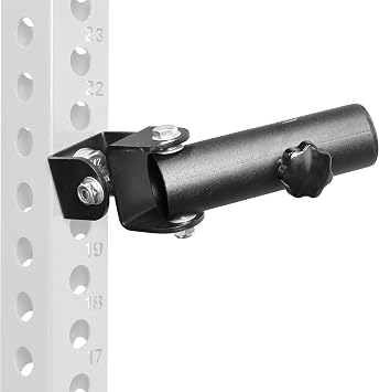 AHTAPFON T-Bar Row Landmine Attachment for Rack Mounted,Heavy Duty Row Platform for 2 Barbell,Landmine Base-360Rotation for 2x2"&2x3"&3x3" Rack