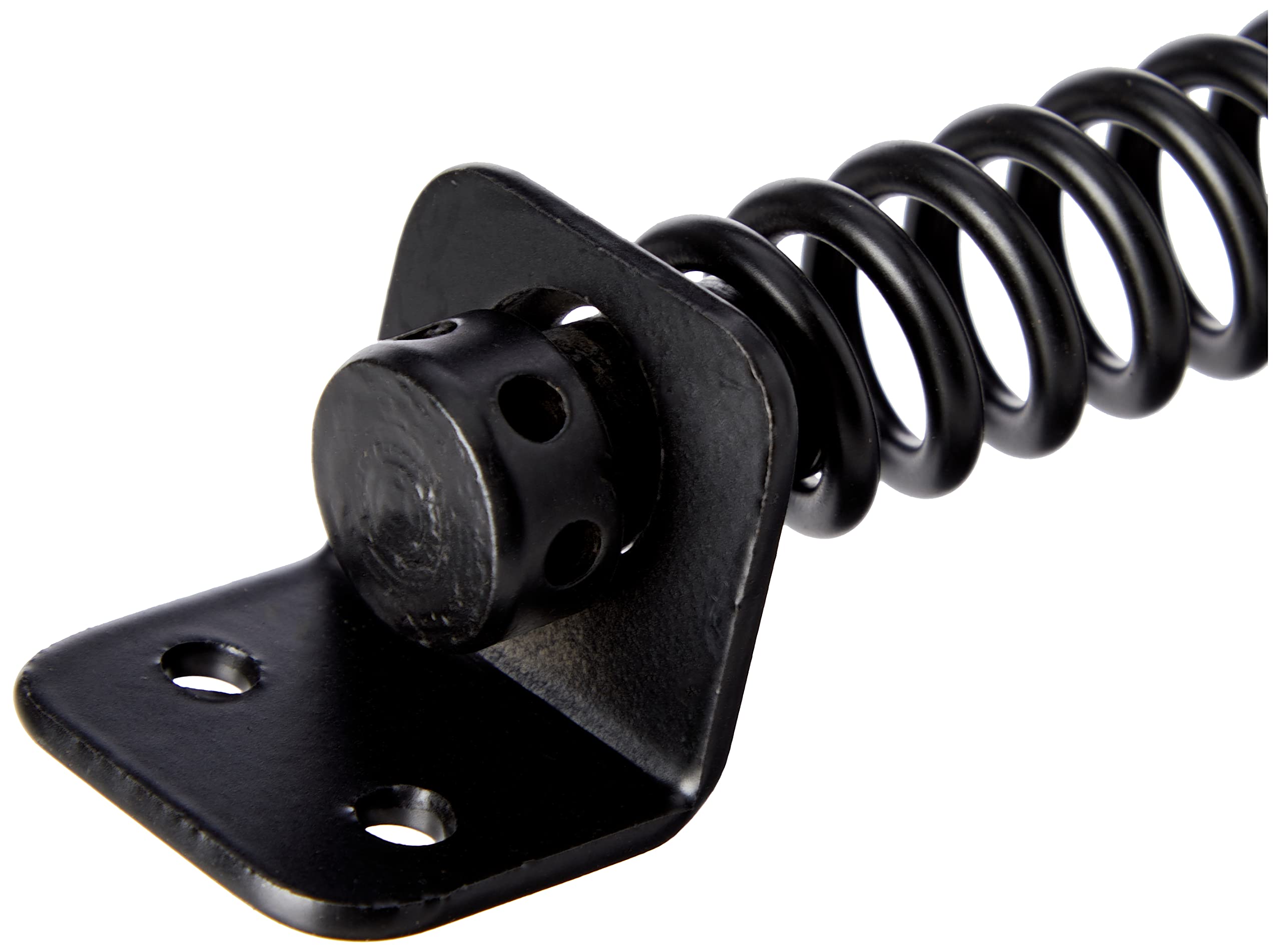 Merriway BH00176 Adjustable Steel, 260mm-Black Japanned Gate,Spring, Black