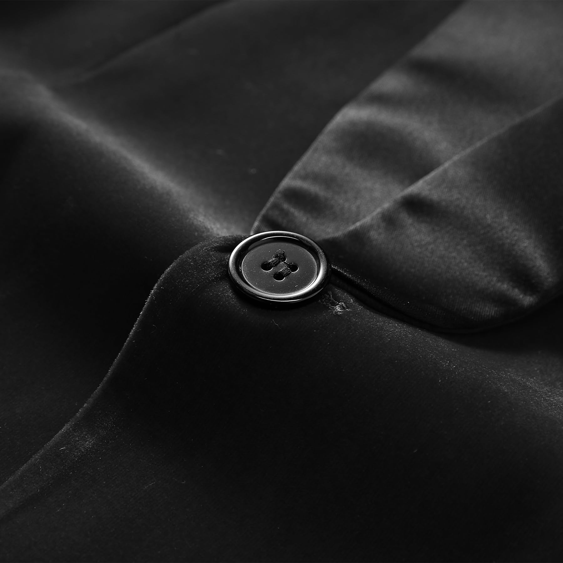 YOUTHUP Blazer da Uomo Slim 1 Bottone Giacca da Abito Velluto Colletto a Scialle Abito da Sposa Blazer Formale