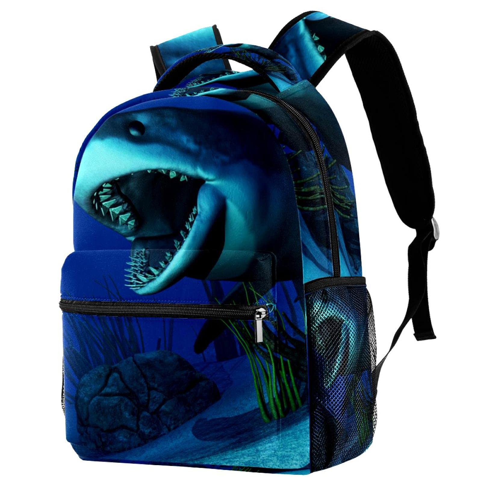 Sac à dos requin 3D idéal pour l'école et les sorties