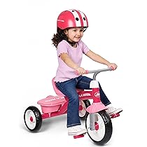 Radio Flyer Pink Rider Trike, triciclo rosa per esterni, per bambini da 2 ½ a 5 anni (Esclusiva Amazon)