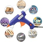 Glue Gun, pistolet à colle chaude avec 40pcs Collez des bâtonnets, Mini Kit Guns à colle chaude Ensemble Gun, Gun à colle pour les artisanats et les arts, Réparations rapides à domicile