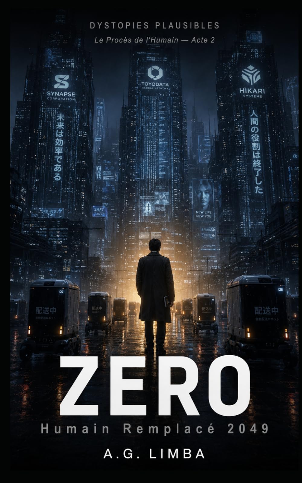 ZERO Humain Remplacé 2049: DYSTOPIES PLAUSIBLES Trilogie Finale Le Procès de l'Humain Acte 2