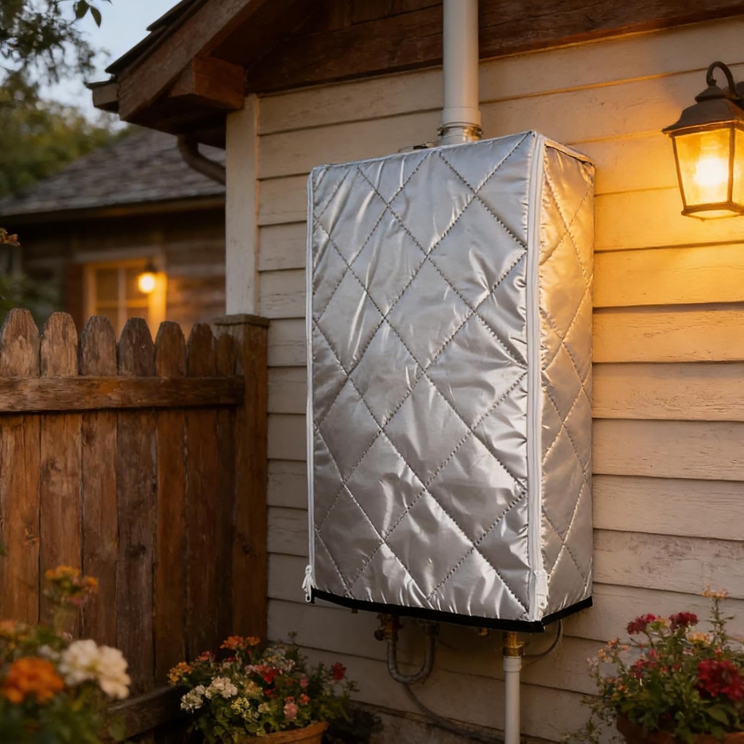 Water Heater Cover Organizer, Waterproof Dustproof Outdoor Supply, Protective Gear for Cold Weather Winter Rain Snow Sand Garden Outside Household Reliable Daily Use and Compact Storage