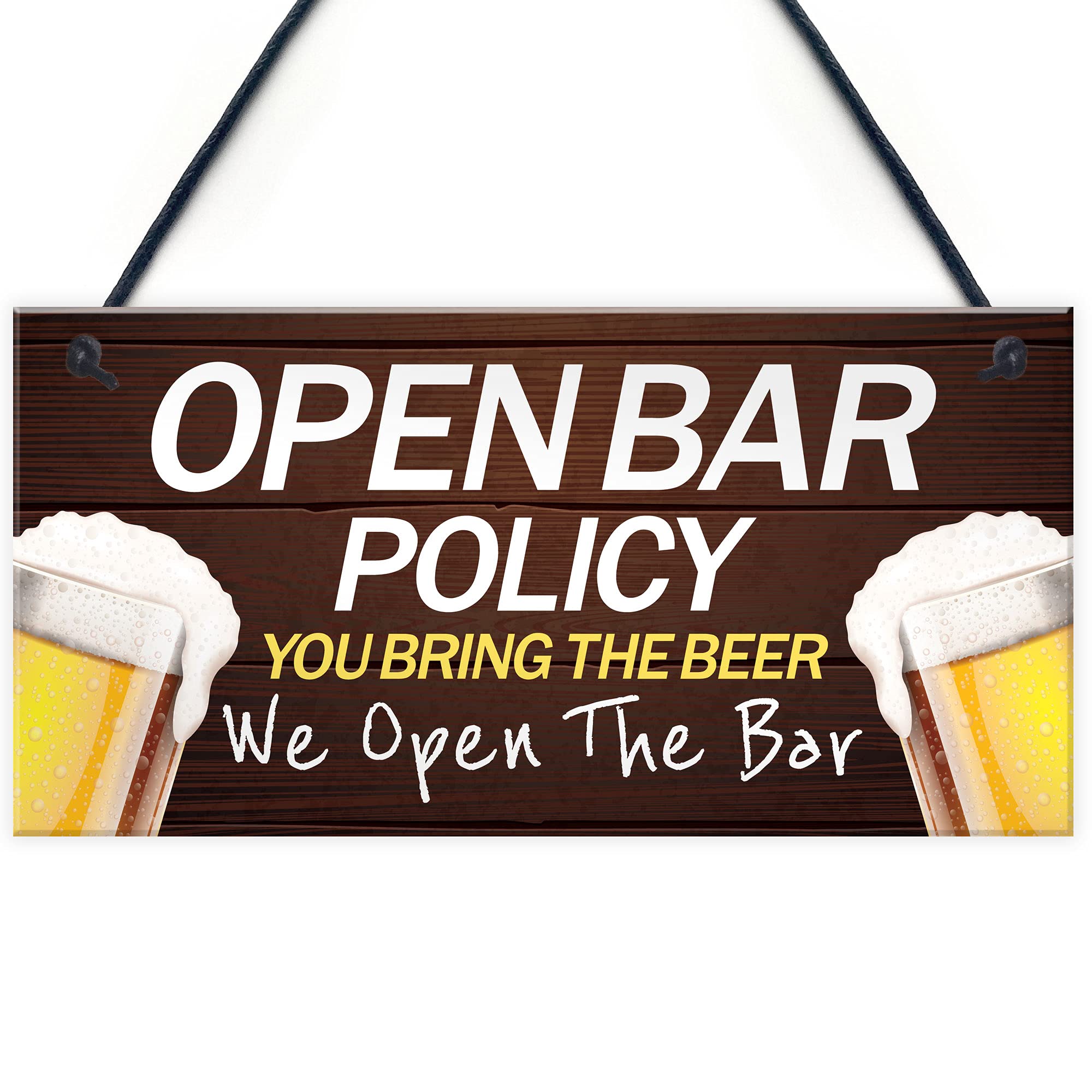 Funny Bar Sign Man Cave Pub Bar Sign Hanging Sign Gift For Him Beer Gift