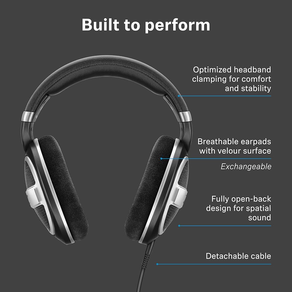 Amazon.com: Sennheiser HD 599 SE Open-Back Headphones, Premium