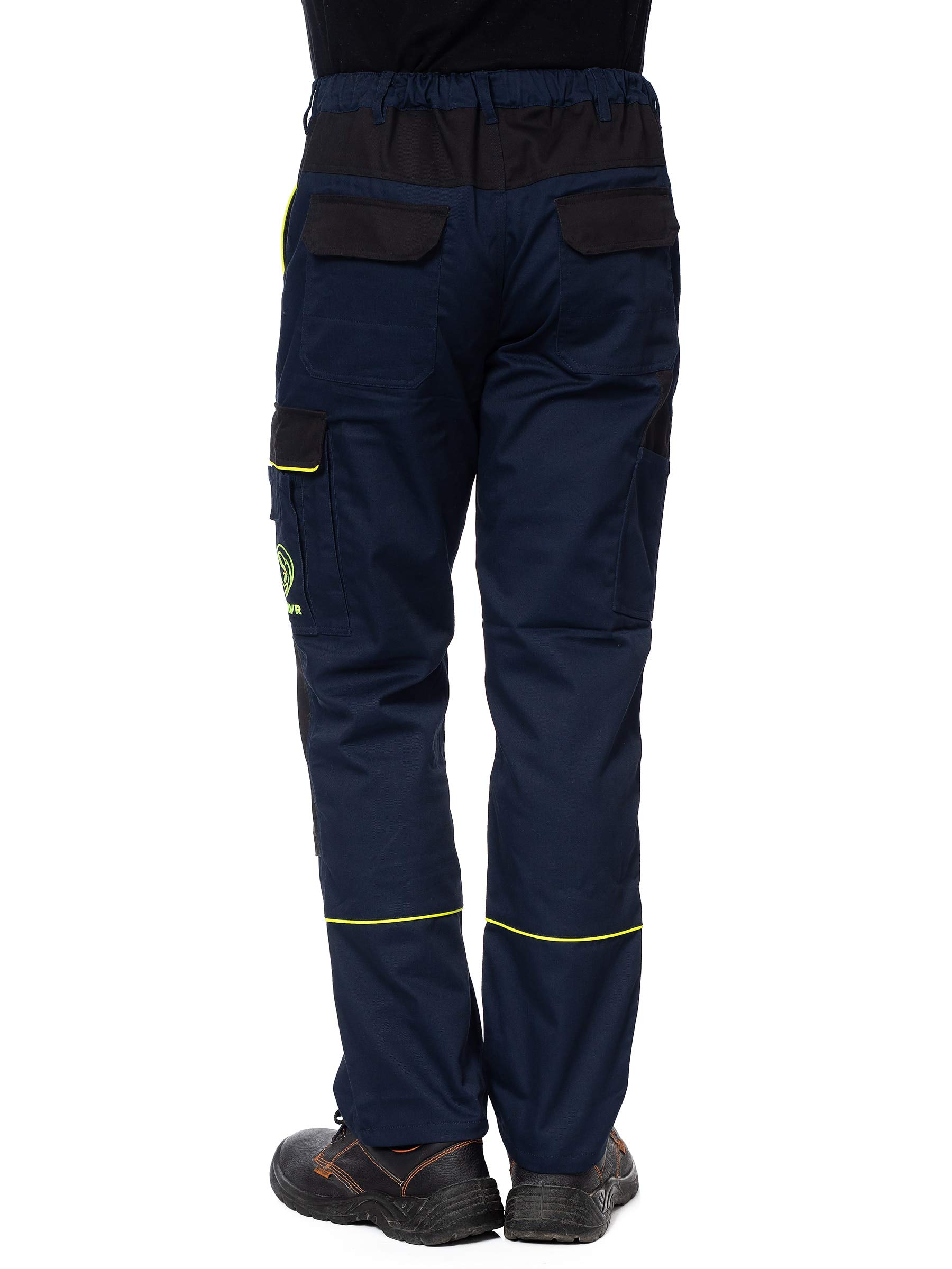 DINOZAVR Fortum Pantaloni da Lavoro - Uomo - Stile Cargo - Pantaloni Protettivi