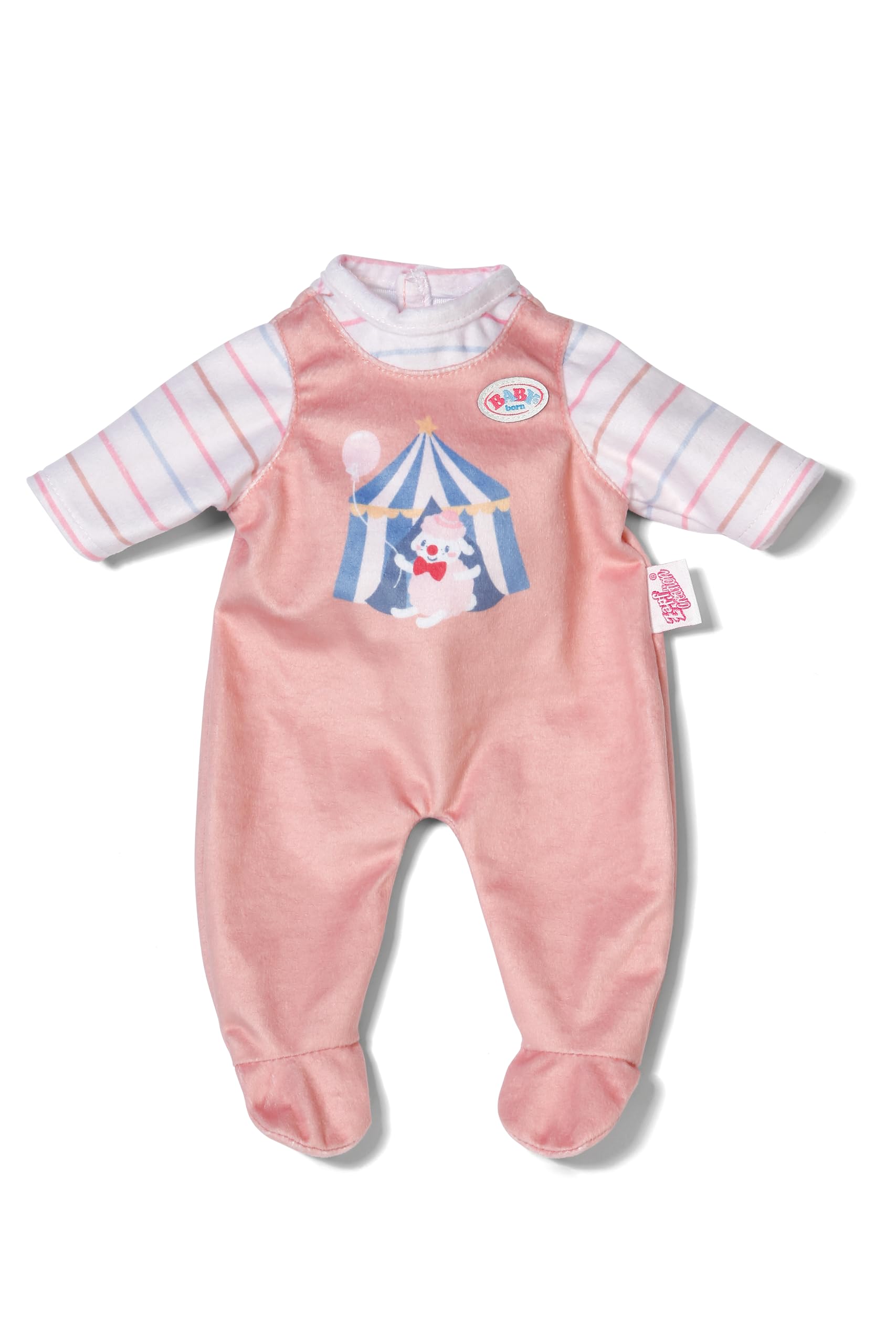 BABY born Śpioszki z długimi rękawami i motywem cyrkowym dla lalek 36 cm, 838808 Zapf Creation