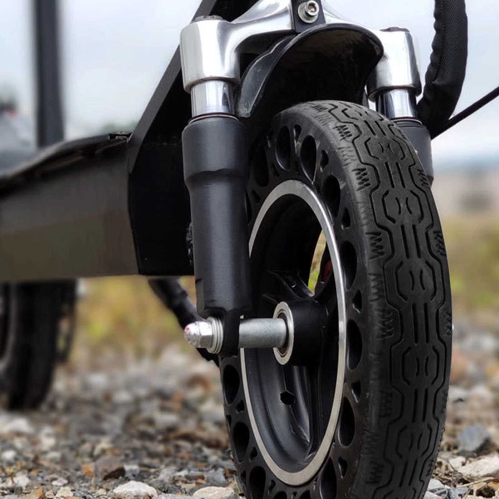 Neumáticos de goma maciza de 10 pulgadas para scooter, neumáticos de scooter a prueba de pinchazos compatibles con scooter eléctrico Segway Ninebot Kickscooter Max G30, 60/70-6,5 Reemplazo de neumátic