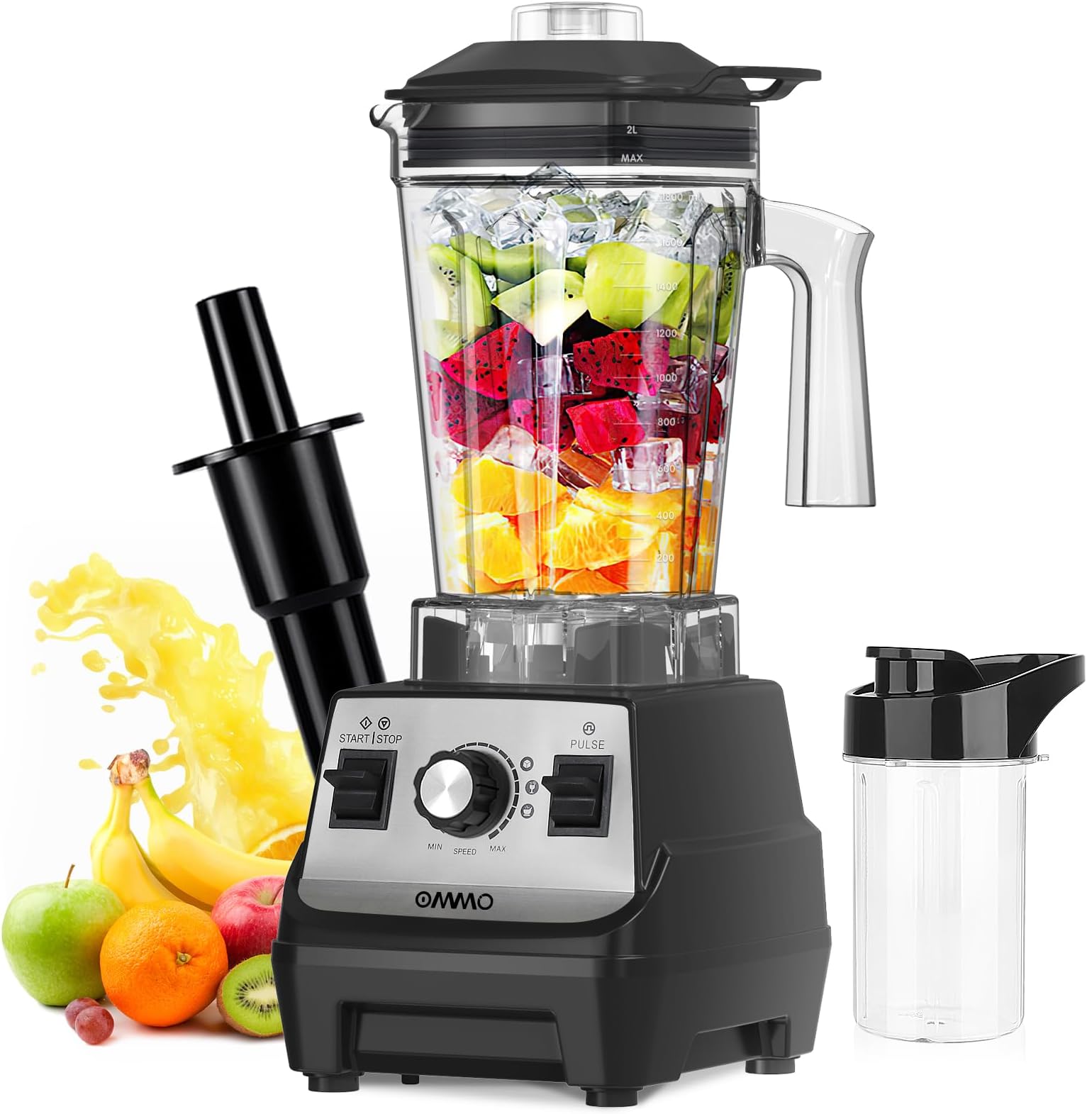 Mixeur Blender, 400Ml Blender Smoothie Portable Mini Mixeur Avec 6
