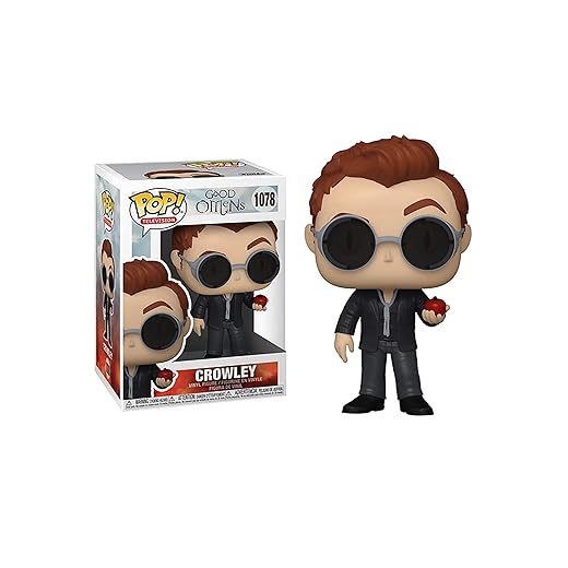 Sale Funko Pop! Tv: Good Omens - Crowley With Apple (Styles May Vary)