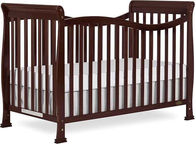 Lit convertible Dream On Me Violet 7 en 1 en espresso, certifié Greenguard Gold