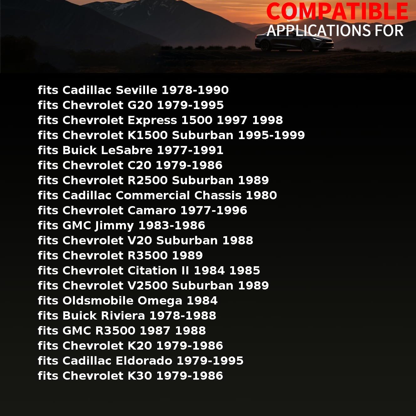 Turn Signal Light Socket,light socket fits Buick Regal 1978 1979 1980 1981 1982 1983 1984-1989 fits Chevrolet Impala,Camaro,C1500,Corvette 1977-1998 Replacement 4450816, 4331051 2 X