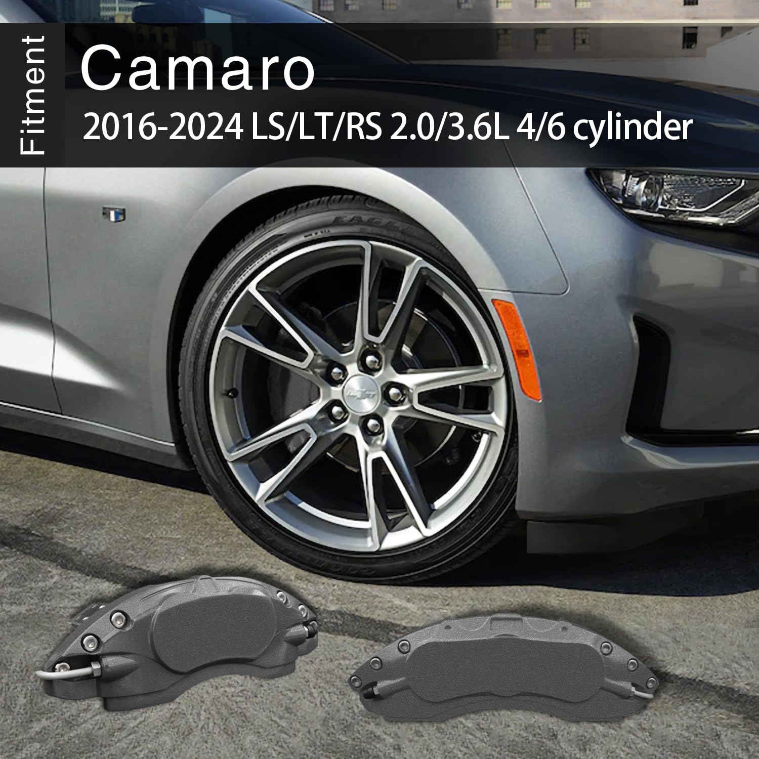 Amazon | AOOA キャリパーカバー ボルカニックグレー ブレーキカバー