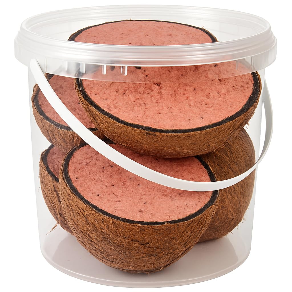 Premium Berry Coconut Halves, Wild Bird Food, 2.5L